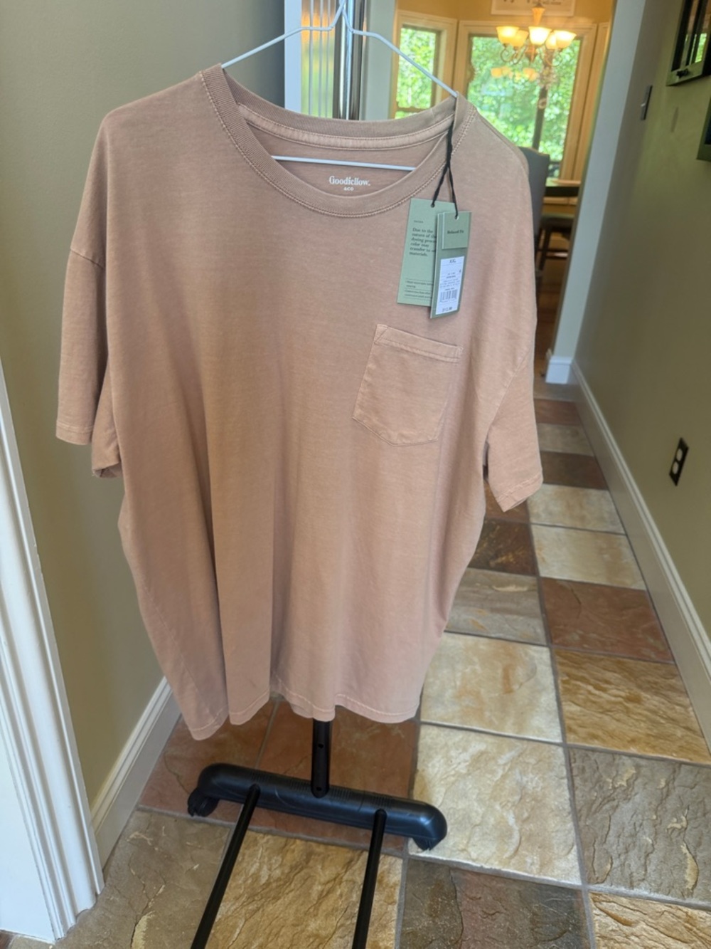 Goodfellow & Co Short-Sleeve Pocket Tee - Light Brown